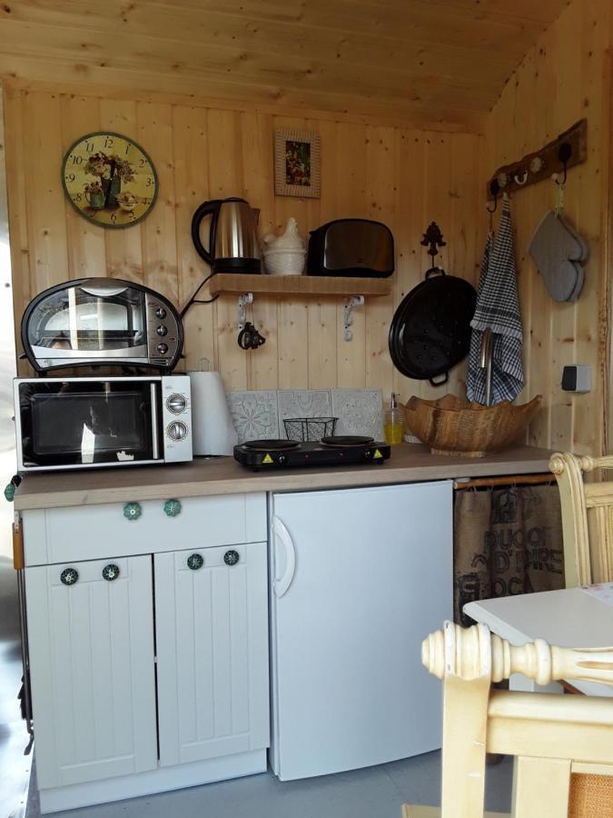 Villa Schaeferwagen Auf'M Minibauernhof In Munster Esterno foto